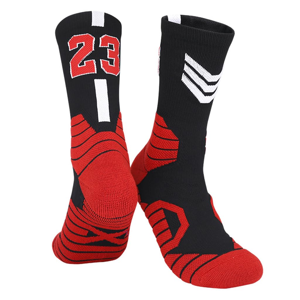 Proberos 1 Pair Basketball Socks for Men, Cotton Socks Sports Socks, Over The Anklet Socks Crew Socks Terry-Cloth Sole Socks, Comfortable Athletic Socks for Men and Women Running&Training (Purple) Proberos 1 Pair Basketball Socks for Men, Cotton Socks Sports Socks, Over The Anklet Socks Crew Socks Terry-Cloth Sole Socks, Comfortable Athletic Socks for Men and Women Running&Training (Purple)